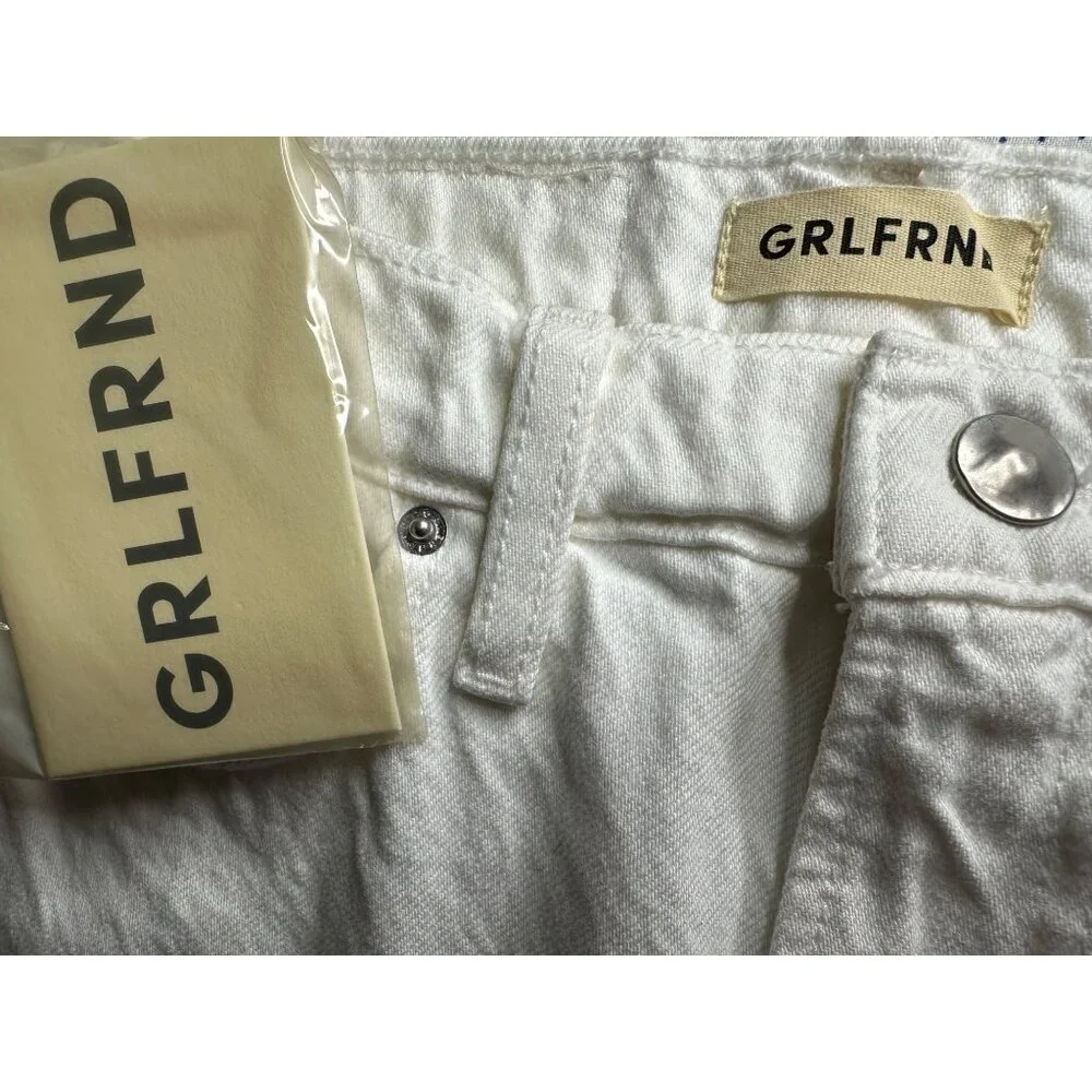 GRLFRND Kyla Hot Shorts in Amarillo Fray 23 Womens Denim Jeans